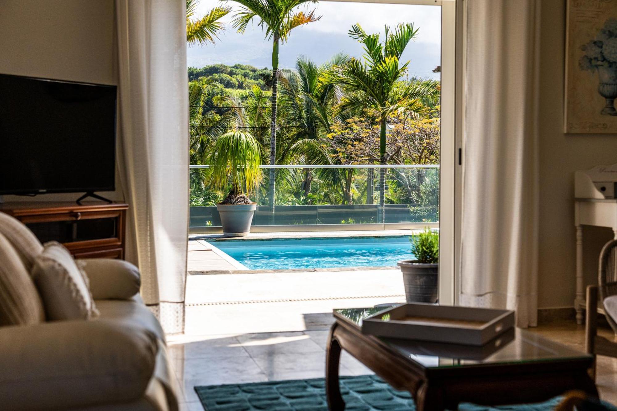 Villa Avec Piscine Vue Mer Et Montagne, En Pleine Nature サン・ジョゼフ エクステリア 写真